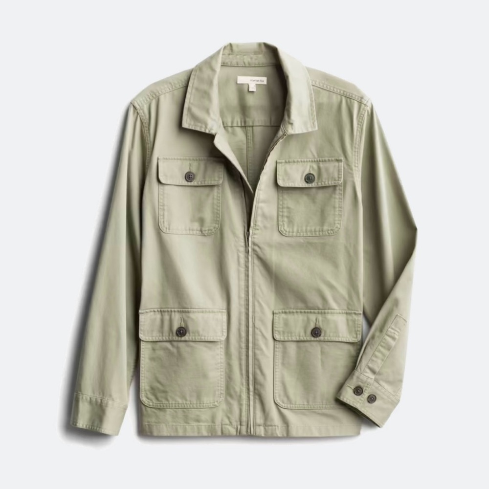 Hawker Rye military jacket large olive green